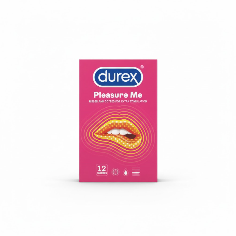 Durex Emoji PleasureMe - Ribbed-Dotted For Extra Stimulation condoms (12 pcs)